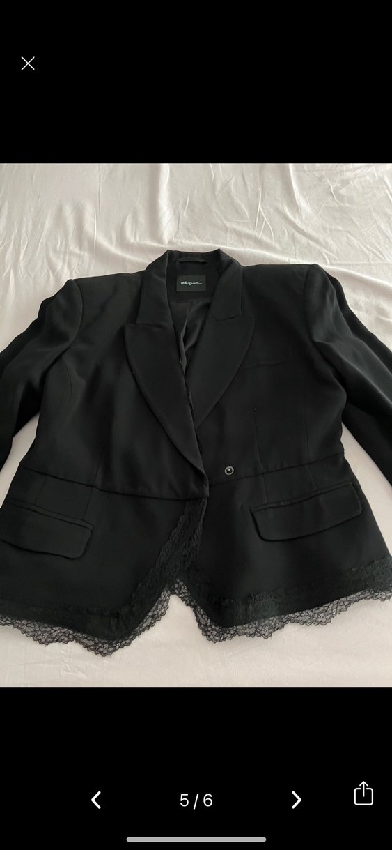 Kısa Siyah Kadın Takım Elbise gece elbisesi - Görsel 4