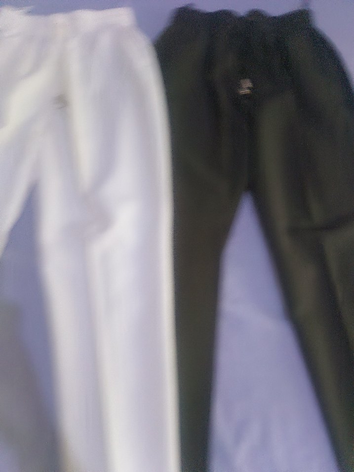 Kadın fit Midi Kumaş Pantolon yeşil ve beyaz 40 beden yeni - Görsel 4