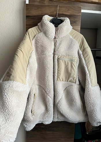 Kadın Beyaz Kürklü Midi Mont - Görsel 2