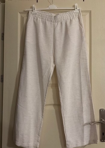 Mavi Desenli Bol Kesim Keten Gömlek/Keten Pantolon - Görsel 11