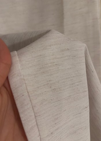 Mavi Desenli Bol Kesim Keten Gömlek/Keten Pantolon - Görsel 9