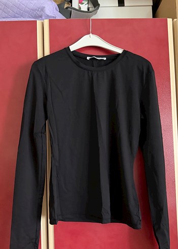 Puma Siyah Basic U Yaka Uzun Kollu Bluz