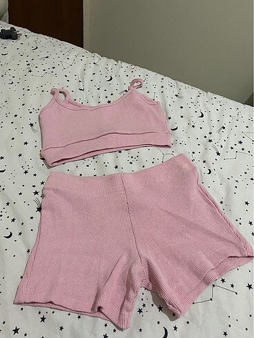Victoria s Secret Pembe çok tatlı Pijama takımı