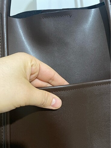 Zara Acı kahve kol çantası