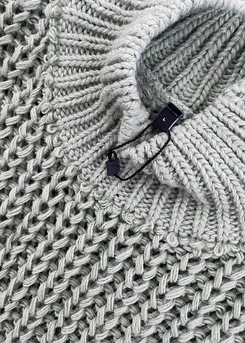 Yeşil Balıkçı Yaka Örgü Kadın Kazak - Görsel 2