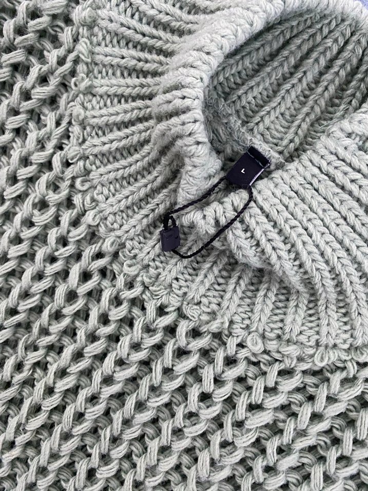 Yeşil Balıkçı Yaka Örgü Kadın Kazak - Görsel 2