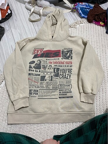 Guns N Roses bej sweatshirt