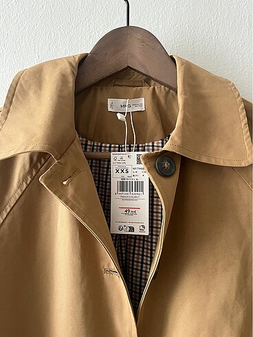 xs Beden Mango trençkot