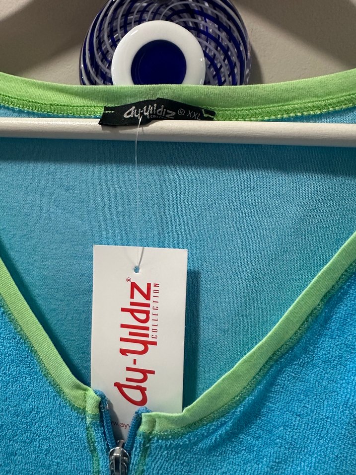 Ayyıldız marka geniş kalıp havlu elbise - Görsel 5