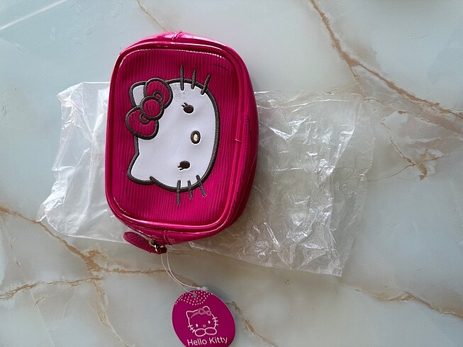 Orjinal Hello Kitty marka cüzdan/bozuk para çantası