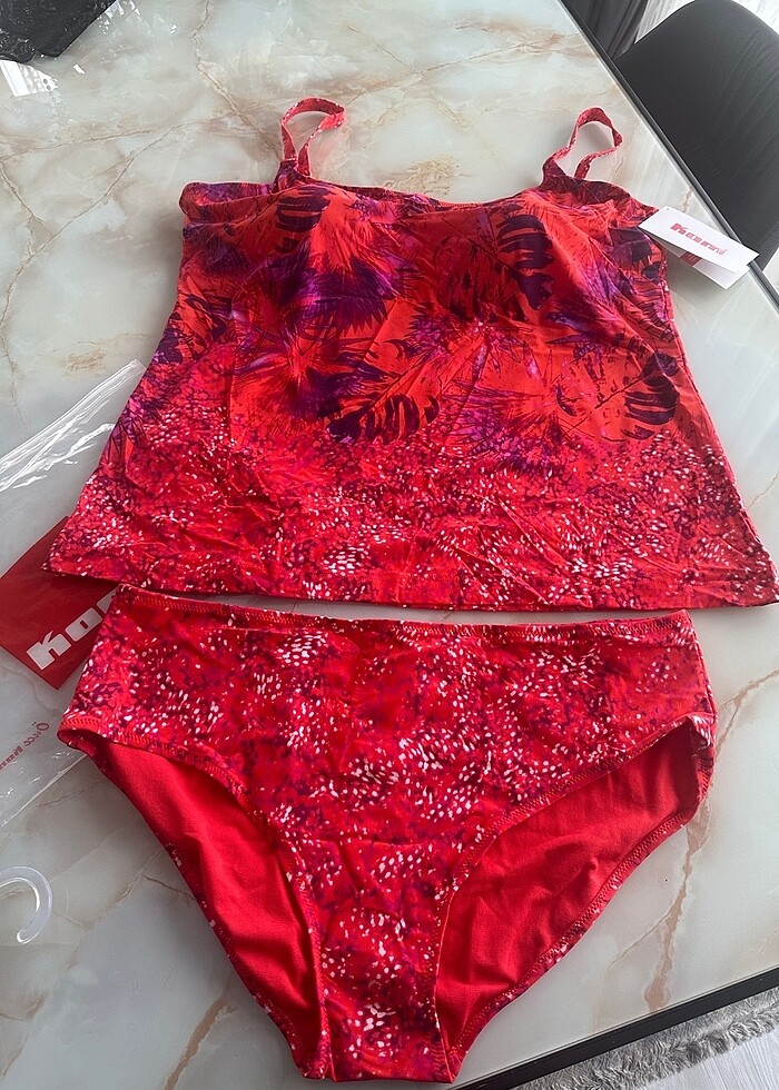 Orjinal Kom Marka 50 beden tankini Takım - Görsel 2