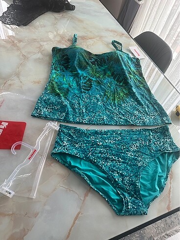 Orjinal Kom Marka 50 beden Tankini Takım - Görsel 2