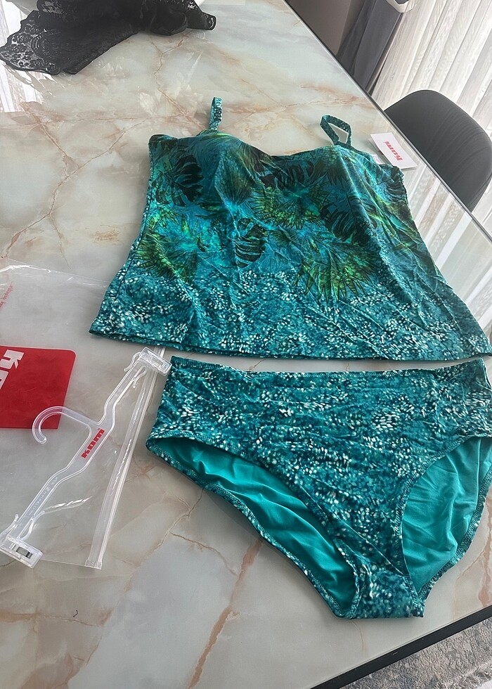 Orjinal Kom Marka 50 beden Tankini Takım - Görsel 2