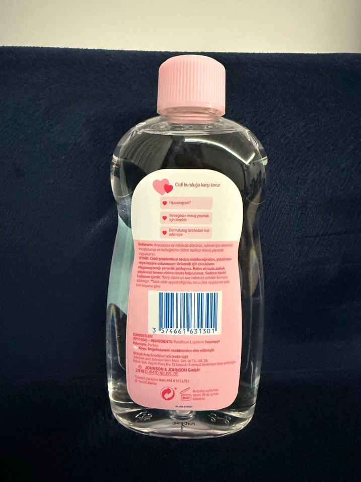Johnson's Bebek Yağı 500ml - Boya İçermez - Görsel 2