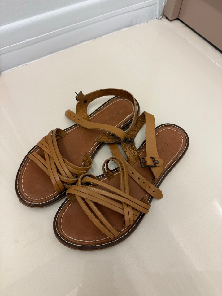 Hakiki Deri Sandalet, Deripabuç - Görsel 2