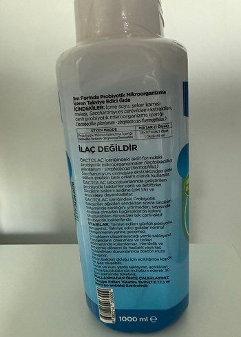 Bactolac Probiyotik Canlı Sıvı - Görsel 3