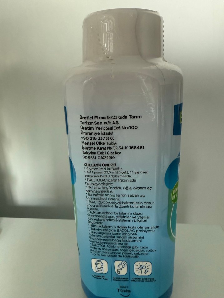 Bactolac Probiyotik Canlı Sıvı - Görsel 4