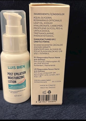 Luis Bien Tüy Azaltıcı Bakım Sütü 50ml - Görsel 4