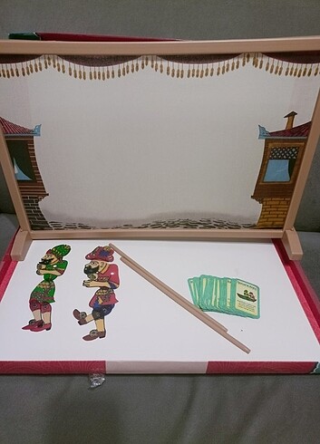 Fisher Price Hacivat ile Karagöz orjinal tasvirli gölge oyuncağı