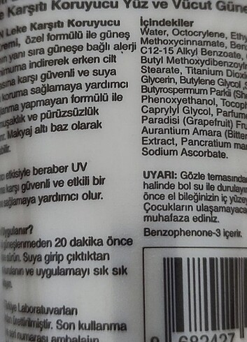  Beden Procsin Güneş Kremi 50 Spf (2 adet)