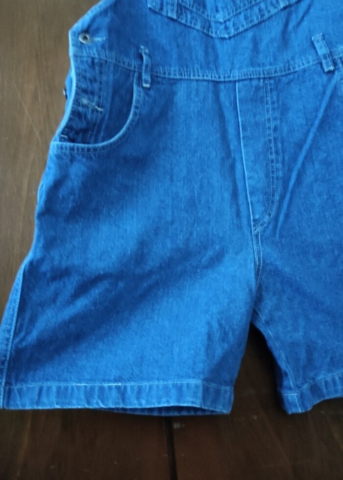 Kadın Jean Salopet Tulum - Görsel 4