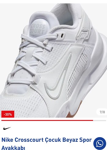 Nike Crosscourt Beyaz Spor Kadın Ayakkabı - Görsel 4