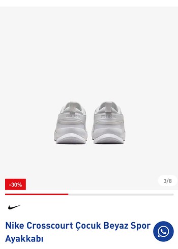 Nike Crosscourt Beyaz Spor Kadın Ayakkabı - Görsel 6