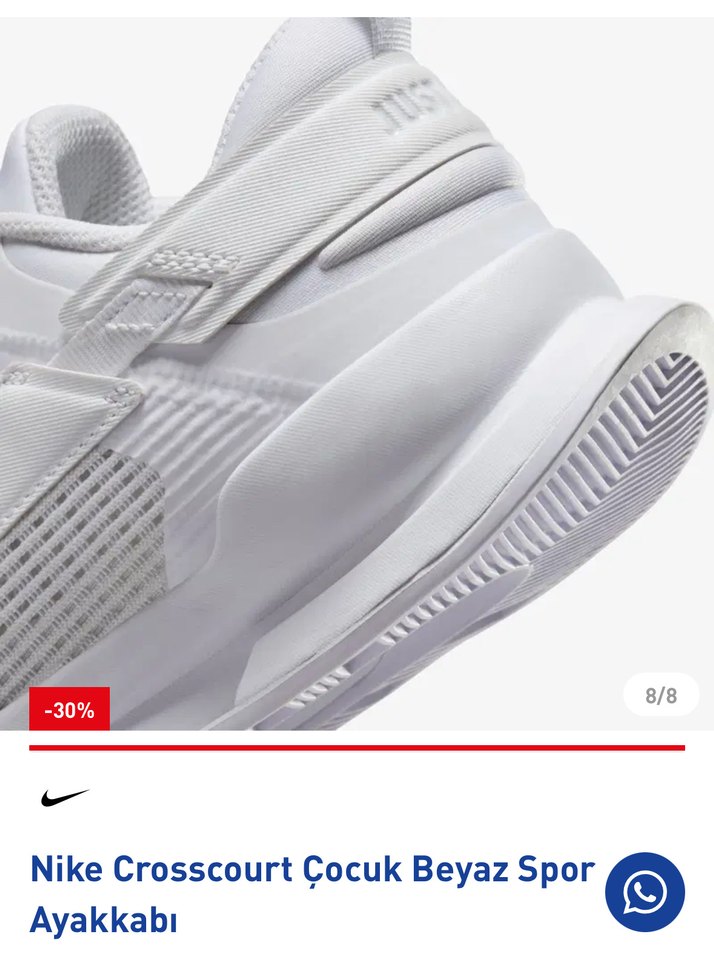 Nike Crosscourt Beyaz Spor Kadın Ayakkabı - Görsel 5