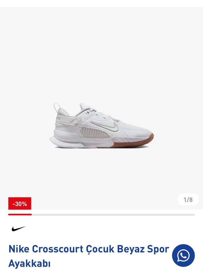 Nike Crosscourt Beyaz Spor Kadın Ayakkabı - Görsel 2