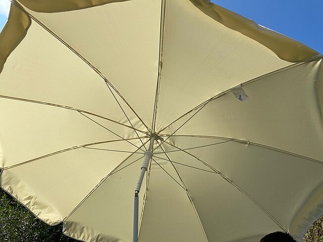 Beden ten rengi Renk 2 metre 10 telli plaj şemsiyesi