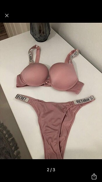 Victorias Secret Sütyen Takım Renk Gül Kurusu