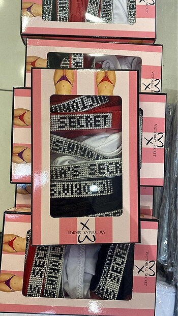 l Beden Victorias Secret 3 lü String Kutulu