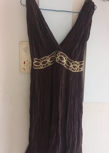 Nakışlı Bohem Elbise