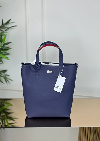 Beden Lacoste Kadın Lacivert Deri Çanta