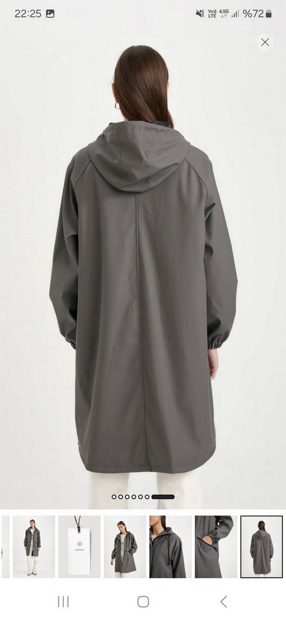 Kadın su geçirmez Yağmurluk - Görsel 4