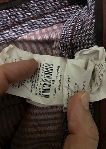 l Beden Bordo Regular Fit Midi Erkek Pantolon