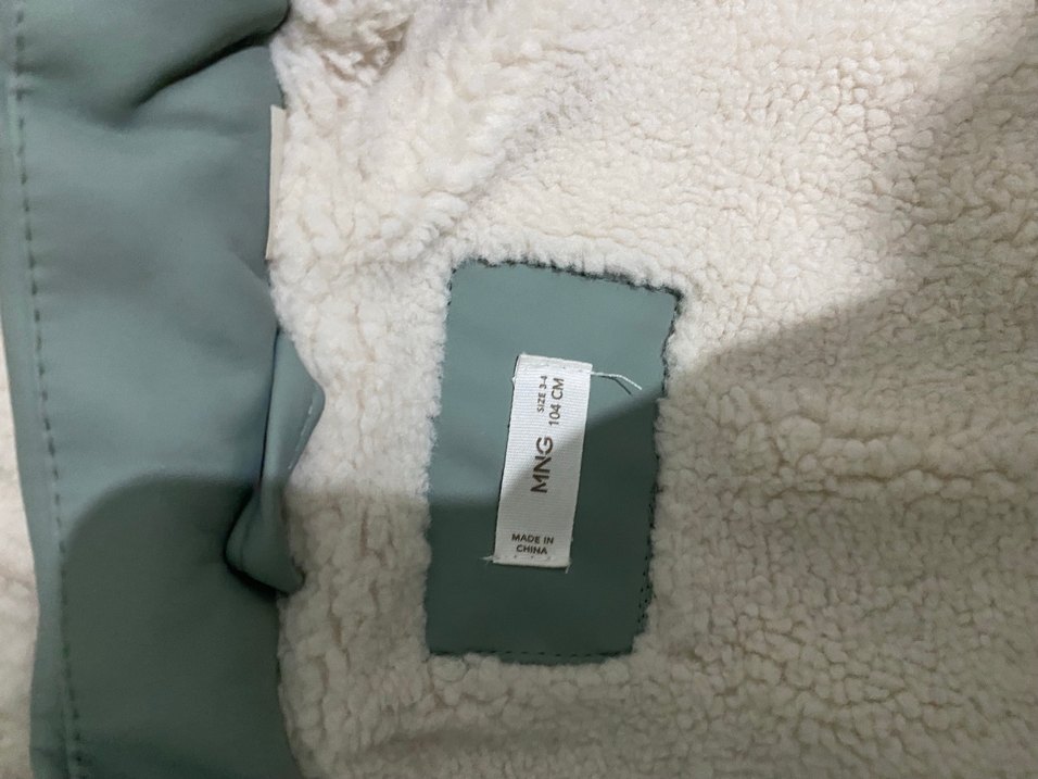 Erkek Çocuk Gri Düğmeli Kaban - Görsel 4