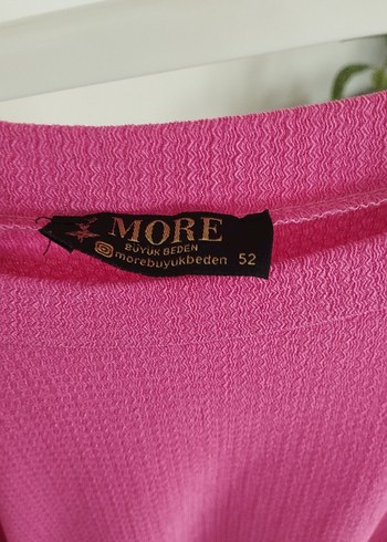 More&More Pembe büyük beden Tunik