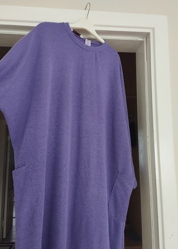Zara Uzun Mor büyük beden tunik