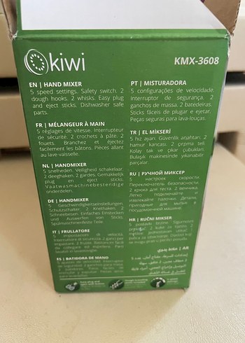 Beden Beyaz Kiwi El Mikseri #elmikseri #kiwi