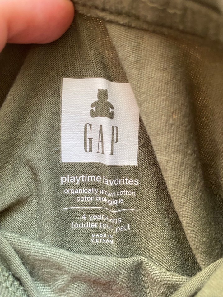 Gap yeşil uzun kollu tişört - Görsel 3