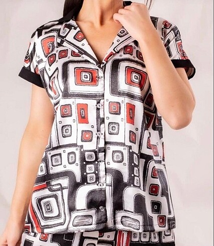 Saten pijama takımı