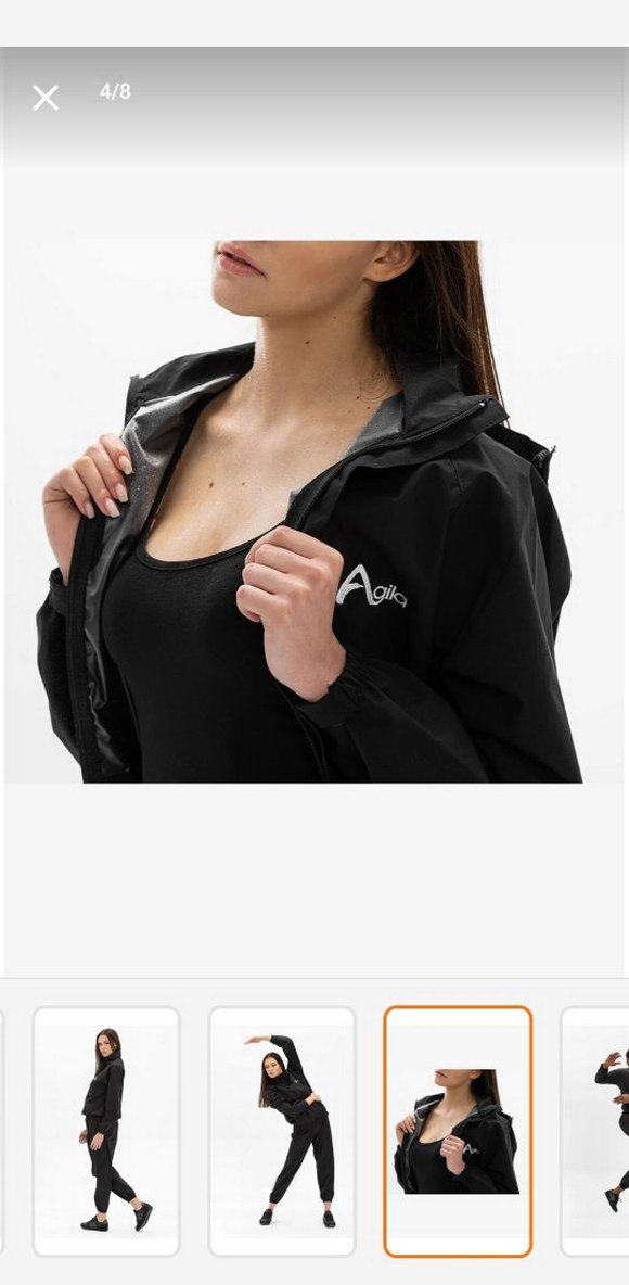 Siyah Minimal Spor Takım — görsel 2/8