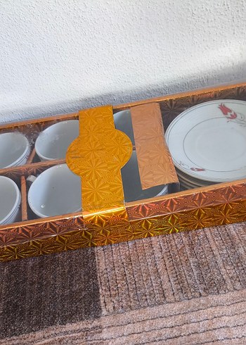 türk kahvesi fincanı seti - Görsel 6