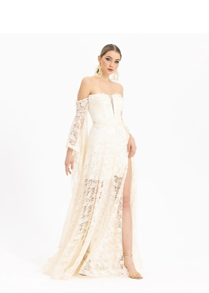 ILMİO Nikah elbisesi Gelinlik - Görsel 3