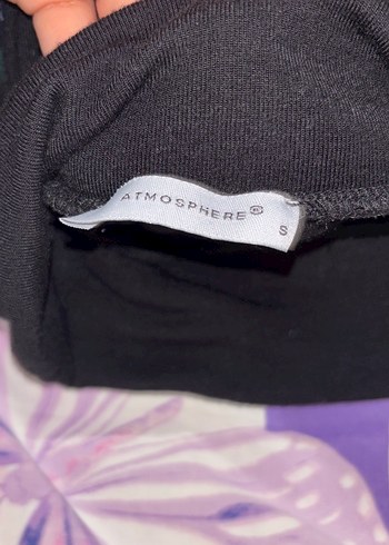 siyah göbek üstü omzu açık triko - Görsel 3