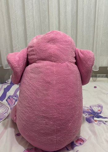 Pembe Peluş Fil Oyuncak - Görsel 2