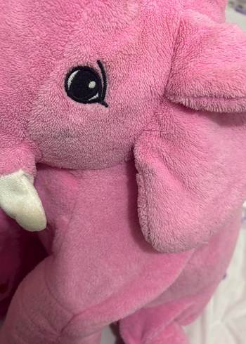 Pembe Peluş Fil Oyuncak - Görsel 3