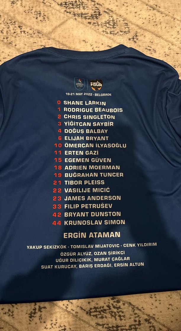 Efes 2021-2022 sezonu tişört - Görsel 4