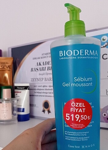 bioderma yüz yıkama jeli 